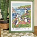 A Circus Of Puffins Cross Stitch Kit additional 2
