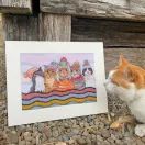 A Cosy Clowder Cross Stitch Kit additional 2