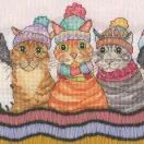 A Cosy Clowder Cross Stitch Kit additional 1