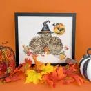 Happy Owl-o-ween Cross Stitch Kit additional 2