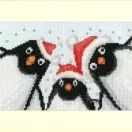 Penguin Selfie Cross Stitch Kit additional 1