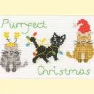 Purrfect Christmas Cross Stitch Kit additional 1