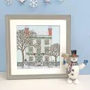 Christmas Townhouse Cross Stitch Kit additional 2