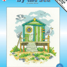 Green Beach Hut cross stitch kit additional 2