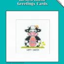 Milkshake the Cow Easter Card Cross Stitch Kit additional 2