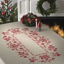 Floral Christmas Tablecloth Freestyle Embroidery Kit additional 1