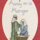 Away In A Manger Christmas Cross Stitch Card Kit additional 3