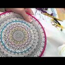 Design Works Mandala - Zenbroidery Fabric Pack additional 2