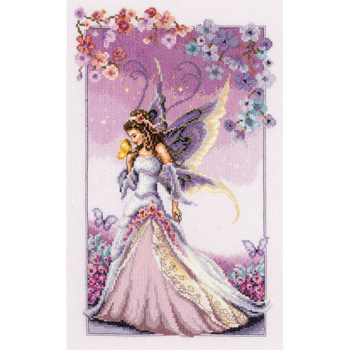 Purple Fairy at Twilight Cross Stitch Kit