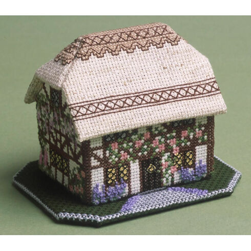 Foxglove Cottage 3D Cross Stitch Kit