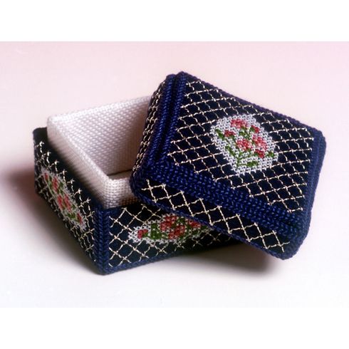 Rosebud Box 3D Cross Stitch Kit
