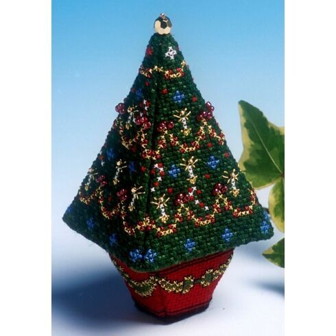 Small Christmas Tree 3D Cross Stitch Kit