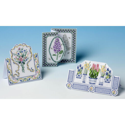 Floral Cards 3D Cross Stitch Selection Pack (3 Cards)