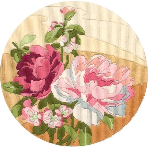 Peony Long Stitch Kit