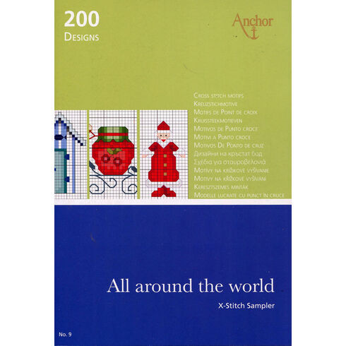 All Around The World Cross Stitch Chart Book