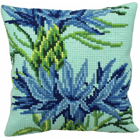 Blueberry Cushion Panel Cross Stitch Kit