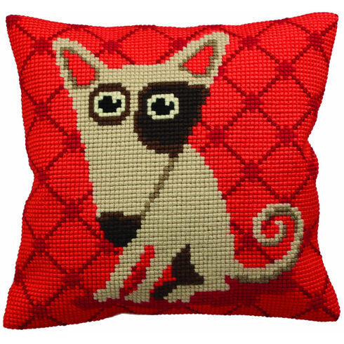 Droopy Dog Chunky Cross Stitch Cushion Panel Cross Stitch Kit