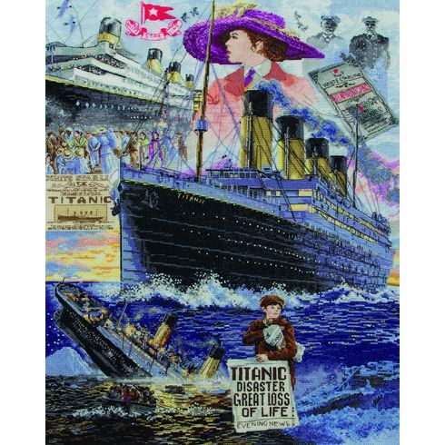 The Titanic Cross Stitch Kit