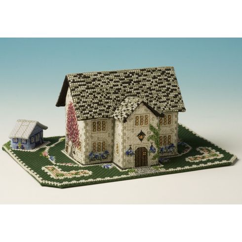 The Old Rectory 3D Cross Stitch Kit