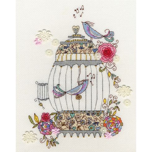 Love Birds Cross Stitch Kit