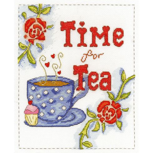 Time For Tea Cross Stitch Kit