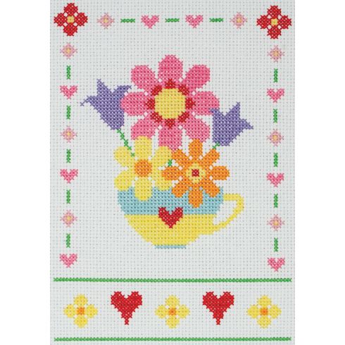 Flowers Cross Stitch Starter Kit
