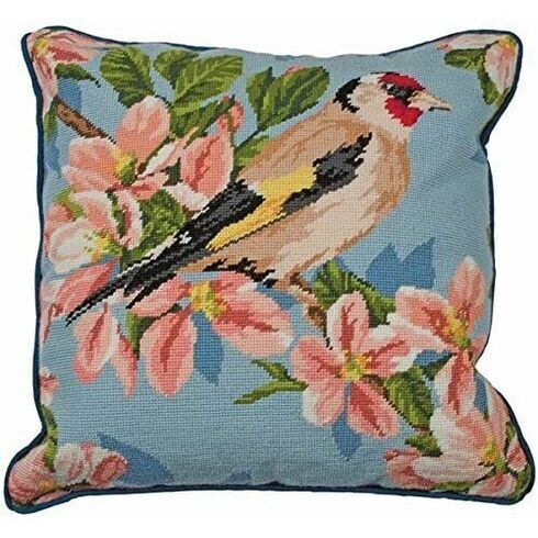 Goldfinch And Blossom Tapestry Cushion Panel Kit