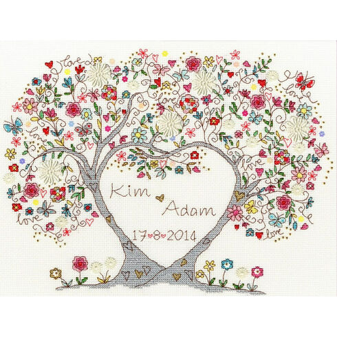 Love Blossoms Cross Stitch Kit