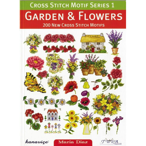 Garden & Flowers Cross Stitch Chart Book