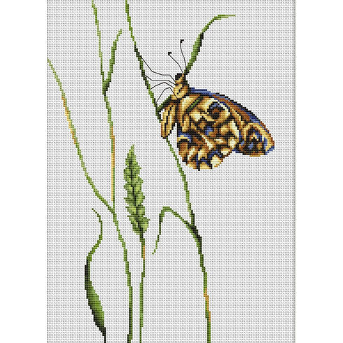 Spirit Of Summer Butterfly Cross Stitch Kit