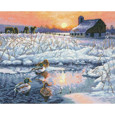 Winter Morning Cross Stitch Kit