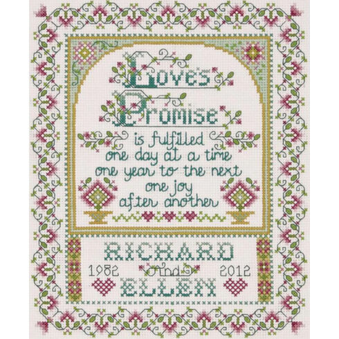 Love's Promise Cross Stitch Kit