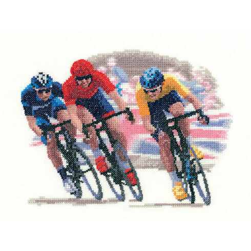 Cycle Race Cross Stitch Kit