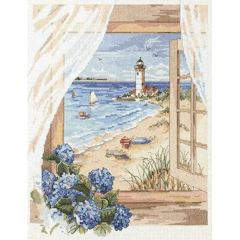 A View From The Window Cross Stitch Kit