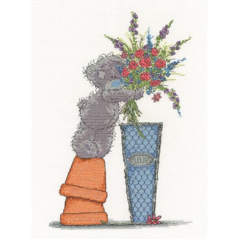 Tatty Teddy Fresh Bouquet Cross Stitch Kit