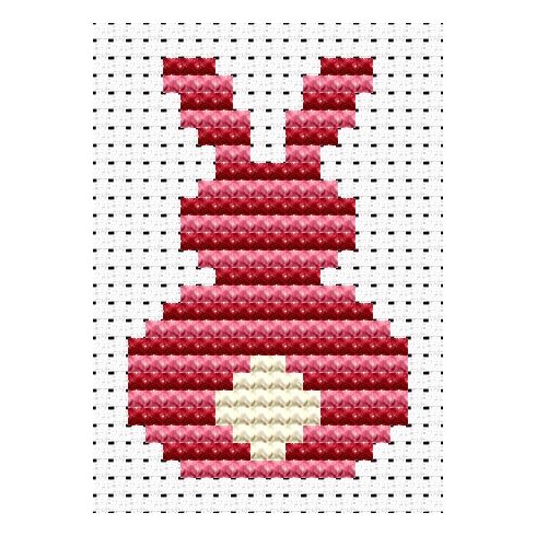 Easy Peasy Bunny Rabbit Cross Stitch Kit