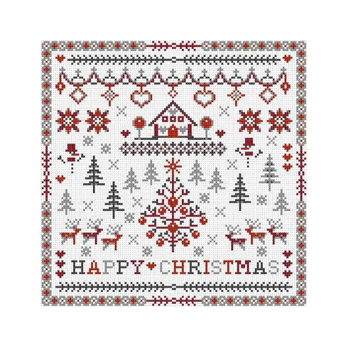 Happy Christmas Cross Stitch Kit