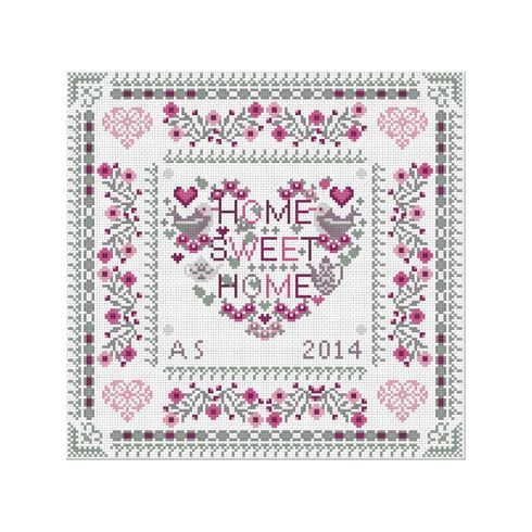 Home Sweet Heart Home Cross Stitch Kit