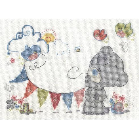 Fun In The Sun Cross Stitch Kit - Tiny Tatty Teddy