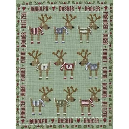 Rudolph & Friends Cross Stitch Kit