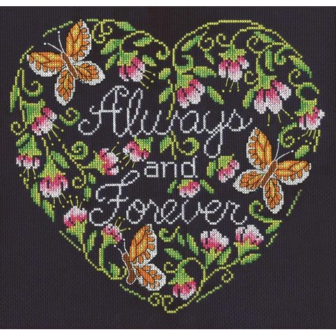 Always &amp; Forever Cross Stitch Kit