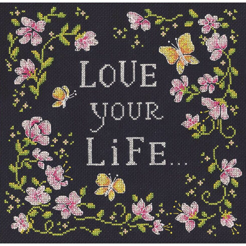 Love Your Life Cross Stitch Kit