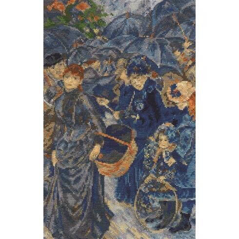 Renoir - The Umbrellas Cross Stitch Kit