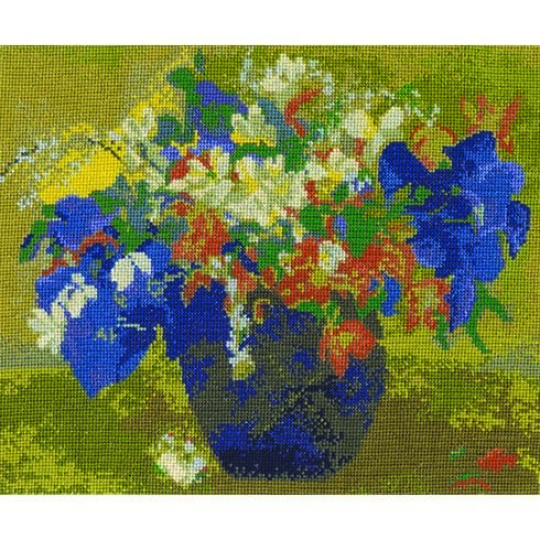 Gauguin - A Vase Of Flowers Cross Stitch Kit