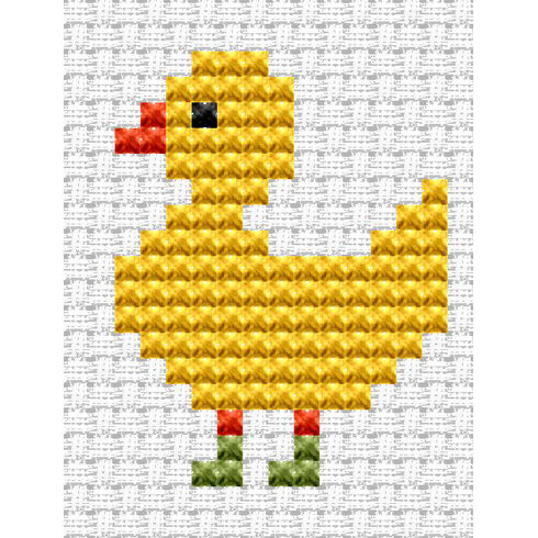 Easy Peasy Duckling Cross Stitch Kit