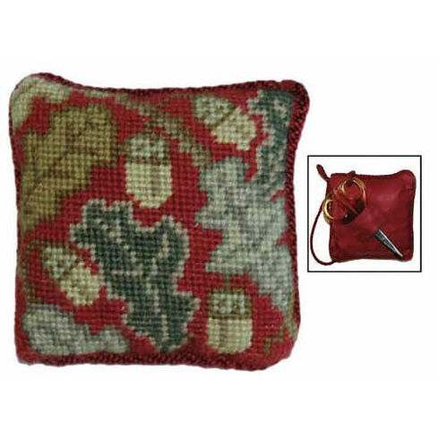 Red Acorn Pin Cushion Tapestry Kit