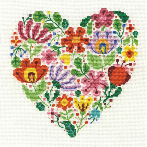 Bouquet Of Love Cross Stitch Kit