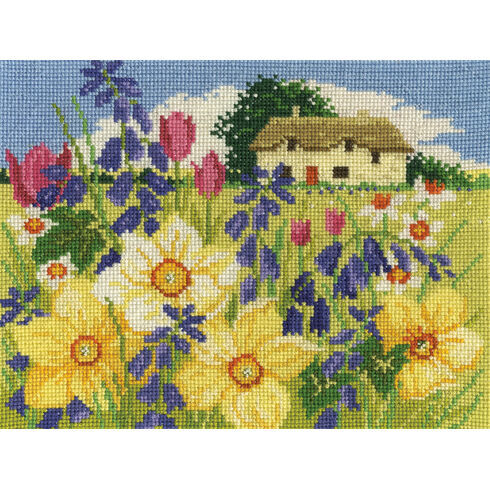 Spring Bloom Cross Stitch Kit