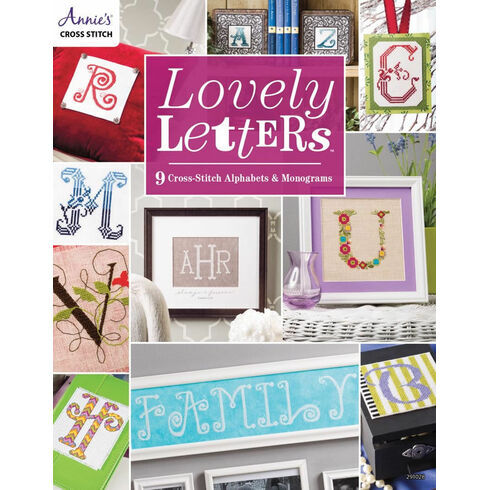 Lovely Letters: 9 Cross Stitch Alphabets & Monograms Book