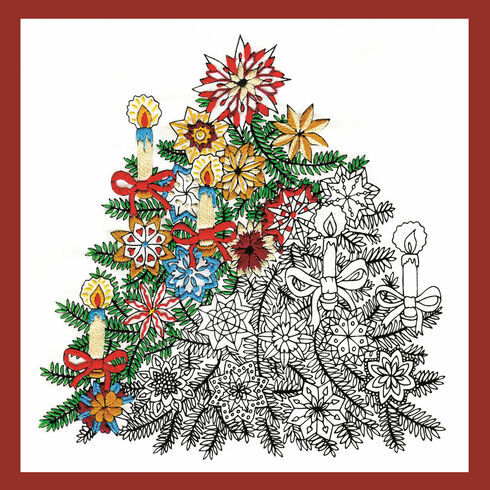 Zenbroidery - Christmas Tree Fabric Pack